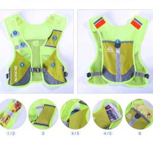 Chaleco Reflectante Transpirable para Correr con Bolsa de Agua para Exteriores 2024, Porta Teléfono, Mochilas Tácticas de Hidratación Unisex para Campamento, para Hombres y Mujeres - Product Image 3