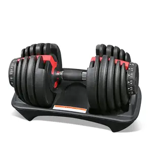 52.5lb Single Adjustable Dumbbell for Men and Women, Professional Exercise and Fitness Dumbbell, Gym Equipment