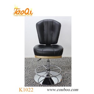 Chaise de casino de luxe moderne K1022 avec vérin <span class=keywords><strong>à</strong></span> gaz, pivotante, hauteur réglable, pour poker, club, <span class=keywords><strong>roulette</strong></span>, salle de jeux, salle <span class=keywords><strong>à</strong></span> manger, bar - Product Image 2