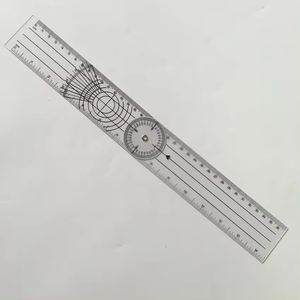 Tıbbi öğrenci profesyonel çok cetvel gonyometresi Ruler cetvel 360 derece açı bulucu ölçme aracı Spinals gonyometresi - Product Image 6