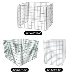 36 "x 36" x 30 "Bán hàng nóng bột tráng lá dây ủ bin được sử dụng trong vườn - Product Image 2