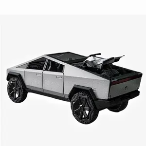 ダイカストシミュレーション1:24テスラサイバートラックピックアップコンセプトおもちゃの車のギフト装飾品合金車の型