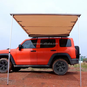 Wholesale Shell Car Awning Rainproof Camping Retractable 4x4  Camping Car Awning Tent Car Roof Side Awning Canopy