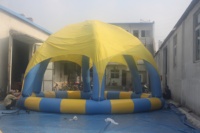 Dôme gonflable de piscine pour le camping et les fêtes en plein air