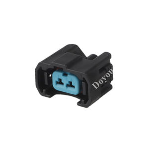 2P-2ปิดผนึกชุดหัวฉีดเชื่อมต่อ2จุดอะแดปเตอร์2pin หญิงเชื่อมต่อยานยนต์ PA66รถจักรยานยนต์และรถยนต์สำหรับรถยนต์ DOYOU - Product Image 2