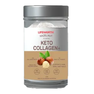 Lifeworth sıcak satış Keto gıda takviyesi ürünleri kollajen proteini anında diyet tozu kilo kaybı Keto kollajen tozu OEM