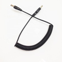 Câble de chargeur d'alimentation USB 5V vers 12V CC en cuivre pur avec blindage en feuille pour ordinateur, garantie de 12 mois