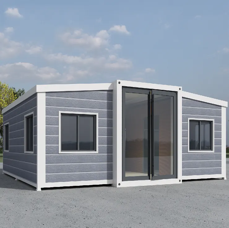 Fornitori della cina custom 20ft 40ft espandibile pieghevole casa container case prefabbricate camera da letto pieghevole piccola casa pieghevole