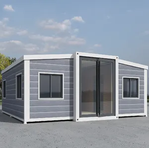 China Leveranciers Custom 20ft 40ft Uitbreidbare Opvouwbare Container Huis Prefab Slaapkamerwoningen Opvouwbaar Klein Uitklapbaar Huis