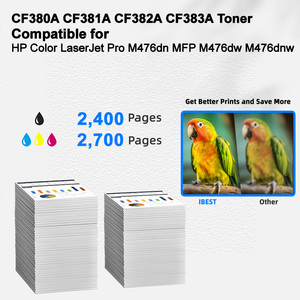 Tương thích <span class=keywords><strong>HP</strong></span> 312A <span class=keywords><strong>cf380a</strong></span> cf381a cf382a cf383a hộp mực tương thích cho <span class=keywords><strong>HP</strong></span> Color LaserJet Pro m476dn Mfp M476DW m476dnw - Product Image 2