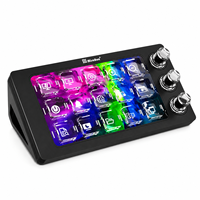 MiraBox M3 Stream Controller con Tastiera Macro e Display LCD, Tasti e Manopole Rotanti per Creatori, Streaming e Gaming