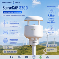 Anémomètre ultrasonique chauffé SenseCAP S200, capteur de vitesse et de direction du vent, capteur météo pour la production d'énergie éolienne et les éoliennes
