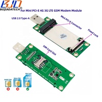 Adaptateur de module sans fil USB 2.0 Type-A Port Mini PCIe PCI-E MPCIe avec 1 emplacement pour carte SIM et verrouillage fixe pour modem 3G 4G LTE WWAN GSM
