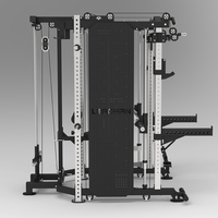 Máquina Smith Comercial Multifuncional, Rack de Potencia para Entrenamiento en Gimnasio y Fitness
