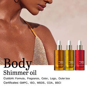 Olio Abbronzante Glitterato Private Label Effetto Scintillante Idratante per Corpo e Viso - Acceleratore di Abbronzatura per Donna - Product Image 4