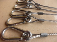 Assemblage de matériel, corde en acier, bride de charge, levage de câbles en acier inoxydable, bride de câble