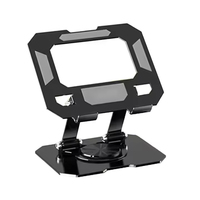 Support pour ordinateur portable et tablette en acier au carbone métallique OEM, rotation à 360 degrés, réglable, compatible avec iPad, pour bureau, maison, école, ordinateur de bureau