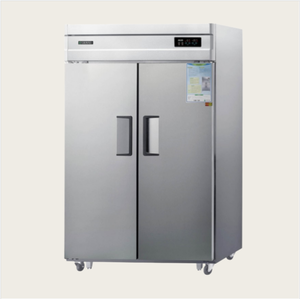 Réfrigérateurs-congélateurs à encastrer avec ventilateur de refroidissement, 45 pieds cubes, 2 portes, acier inoxydable, dégivrage automatique, 6 étagères, équipement numérique - Product Image 1