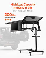 Sistema de Almacenamiento para Retirar el Techo Rígido Wrangler 2/4 Puertas YJ TJ JK JL 4XE para Soporte de Cric y Herramientas de Vehículo, Negro