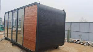 Vendita Diretta di Case Prefabbricate Impilabili di Qualità Durevole da 40 Piedi, Spazio Ufficio con Terrazza e Scale, Apple Cabin - Product Image 4