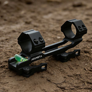 Support de lunette de visée ACUMETA, double anneau à dégagement rapide avec hauteur centrale de 1.4 ", pour montage standard de 20mm avec outil de mise à niveau pour l'extérieur - Product Image 1