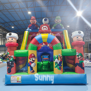 Parque infantil comercial <span class=keywords><strong>Mario</strong></span> <span class=keywords><strong>Bros</strong></span> Jumping Castle <span class=keywords><strong>Mario</strong></span> Bouncy Castle para niños - Product Image 2