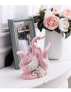 Необычное креативное керамическое свадебное украшение, фигурка черного лебедя для свадебных подарков - Product Image 4