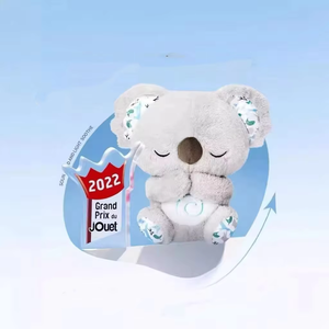 Koala aux oreilles mobiles, nouvelle poupée apaisante pour bébé avec lumière respirante réglable sur 5 niveaux, cadeau pour les fêtes - Product Image 2