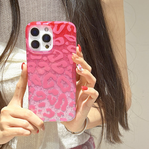 Venta al por Mayor de Fundas Protectoras para Teléfono con Diseño de Leopardo Brillante y Sexy, Resistentes a Impactos, para iPhone 17 16 15 14 13 12 11 Pro Max XS XR Mini Plus - Product Image 4