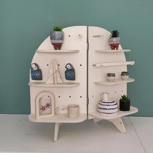 가정 또는 사무실 용 모든 종류의 비유사성 맞춤형 모듈 식 큐브 주최자 나무 보관 선반 - Product Image 1