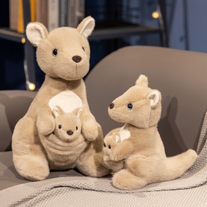 Xu hướng 2024 dễ thương Thú nhồi bông sang trọng <span class=keywords><strong>Kangaroo</strong></span> đồ chơi nóng bán quà tặng ngày của mẹ cho trẻ em đầy bông PP - Product Image 6