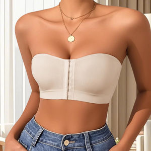 <span class=keywords><strong>Soutien</strong></span>-<span class=keywords><strong>gorge</strong></span> mince taille sans couture sans <span class=keywords><strong>armatures</strong></span> beaux crochets fermeture avant dos Invisible bustier tubulaire intégré <span class=keywords><strong>soutien</strong></span>-<span class=keywords><strong>gorge</strong></span> pour femmes - Product Image 2