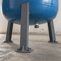 Système d'alimentation en eau à pression constante et fréquence variable avec réservoir modulaire en acier inoxydable, productivité de 2000 L/heure, garantie 1 an