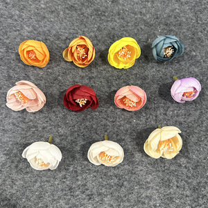 Artificial Camellia <b>Flower</b> Headpiece <b>Silk</b> <b>Flower</b> Decor Wedding Outdoor Photography Props Home Decoration - Product Image 2