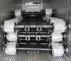 Nhiệm Vụ Nặng Nề Xe Tải Phía Sau Trục Mùa Xuân Hệ Thống Treo Bộ Phận <span class=keywords><strong>Trailer</strong></span> 5 Nói Bánh Xe Spider Bánh Xe Trung Tâm Trục Ejes De Remolque - Product Image 6