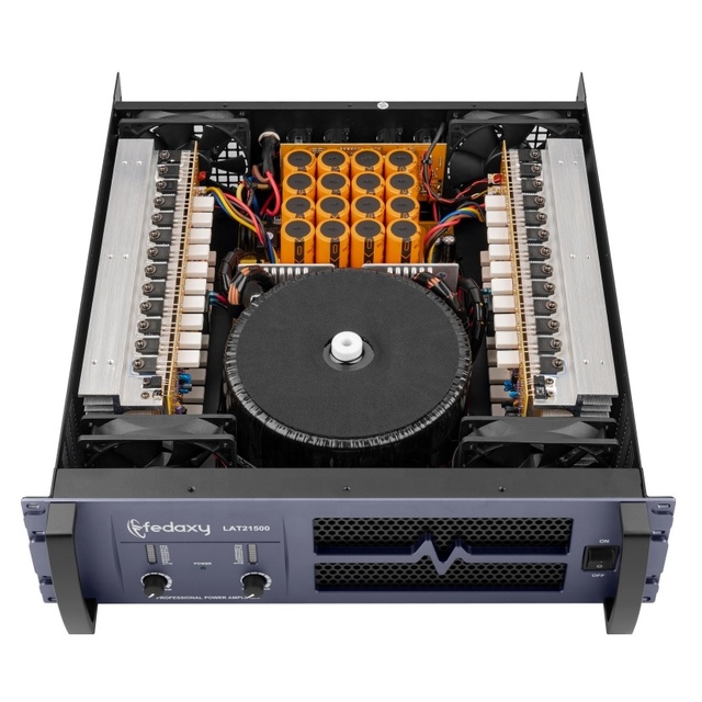 China High End Amplifier 2Channel 1500Watts Class H 3U Karaoke Speaker Personal Sound Amplifiers