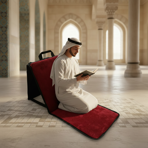Alfombra de <span class=keywords><strong>Oración</strong></span> con Respaldo y Cojín para las Rodillas para Viajes - Product Image 1