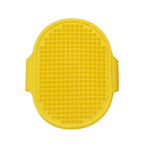 Umico cepillo de aseo ecológico para perros y gatos, cepillo de champú con mango ajustable de silicona suave, peine calmante para uso seco/húmedo largo/corto - Product Image 1