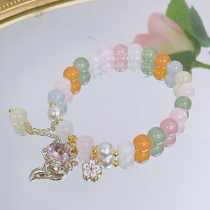 Wholesale Colorful Popping Crystal <b>Beads</b> <b>Bracelets</b> Kids Princess Cartoon Butterfly Moon Star Cute Charm <b>Bracelets</b> for Teen Girls - Product Image 5