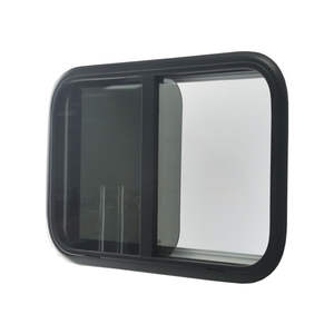 Venta caliente de una sola capa de vidrio templado caravana deslizante Rv remolque ventana con cortina y <span class=keywords><strong>mosquitera</strong></span> - Product Image 2