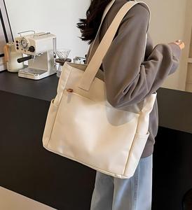 Most Popular Women's <b>Canvas</b> Bag Shoulder Bag With Custom Reusable Printed Logo Shopping Cotton <b>Canvas</b> <b>Tote</b> Bag - Product Image 2