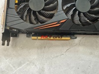 Carte graphique GTX 1080 Gaming 8 Go 256 bits DDR5X Carte vidéo d'occasion GTX 1080 GPU pour jeux de bureau