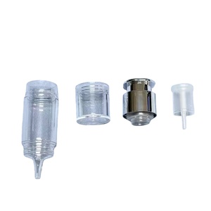 Flacon compte-gouttes pour <span class=keywords><strong>huile</strong></span> essentielle de 15 ml et 30 ml, <span class=keywords><strong>seringue</strong></span> pour liquide essentiel, séparation sec-humide sous vide, double tube, flacon PETG pour eau et poudre - Product Image 2