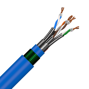 สายแลนความเร็วสูง <span class=keywords><strong>Cat5e</strong></span> Cat6 Cat6A สำหรับภายนอกอาคาร 23AWG แบบคู่บิดเกลียว UTP STP SFTP Cat6a 23AWG ทองแดงแท้ 1000 ฟุต สายกันน้ำ - Product Image 1