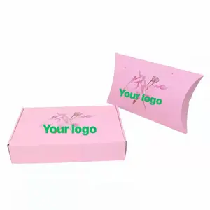 OEM wholesale print customize logo hair wig paper packaging bags hair pillow box with handles package box