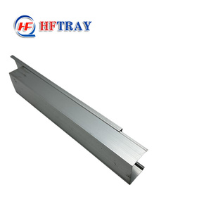 Bandeja portacables de aluminio sólido HFTRAY de 100 mm de altura, pregalvanizada, para la instalación de cables - Product Image 5