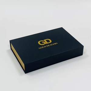 Factory Price Luxury Logo Printed <strong>Earrings</strong> Velvet Foam Packaging Magnetic <strong>Gift</strong> <strong>Box</strong> Set Custom Jewelry <strong>Box</strong> - Product Image 3