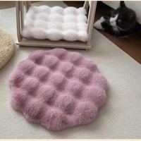 Selbstwärmende Nicht-Wasserdichte Haustiermatte Wärmeisolierung Weiche Plüschdecke Leichtgewichtig für Katzen Hunde Kaninchen Winterkomfort