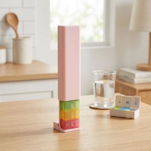 Pastillero Portátil de PP para 7 Días, Organizador Semanal de Medicamentos, Estuche para Vitaminas de Viaje, con Logotipo Personalizado - Product Image 3