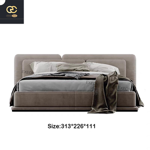 Mobili per Camera da <span class=keywords><strong>Letto</strong></span> di Lusso Italiani Best-Seller - <span class=keywords><strong>Letto</strong></span> Imbottito in Pelle - Design Villa - <span class=keywords><strong>Testiera</strong></span> Extra-Large - <span class=keywords><strong>Letto</strong></span> Matrimoniale - Product Image 6